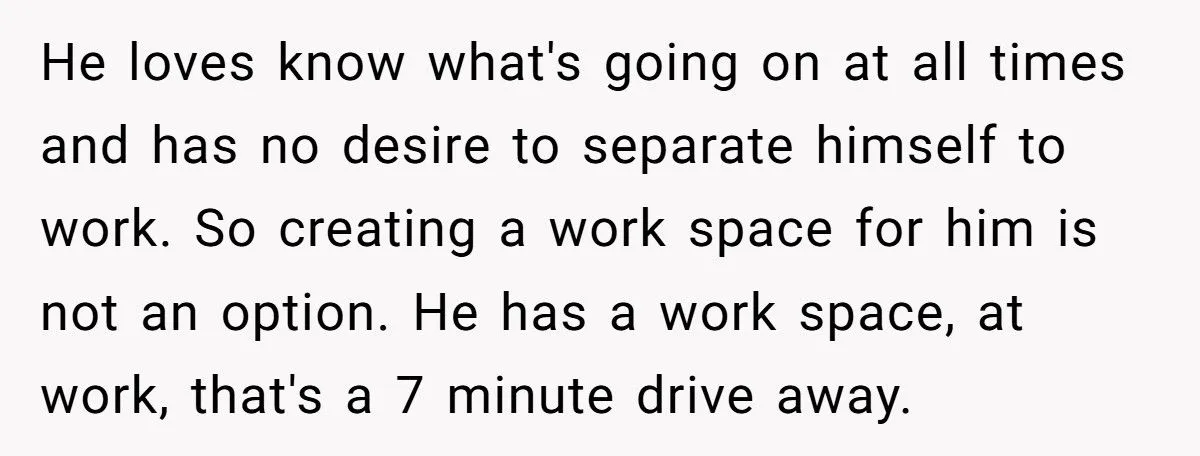 Stay-at-Home Mom Begs Husband to Go to the Office - Is She Wrong? Generated by Aubtu.biz