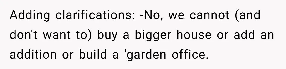 Stay-at-Home Mom Begs Husband to Go to the Office - Is She Wrong? Generated by Aubtu.biz