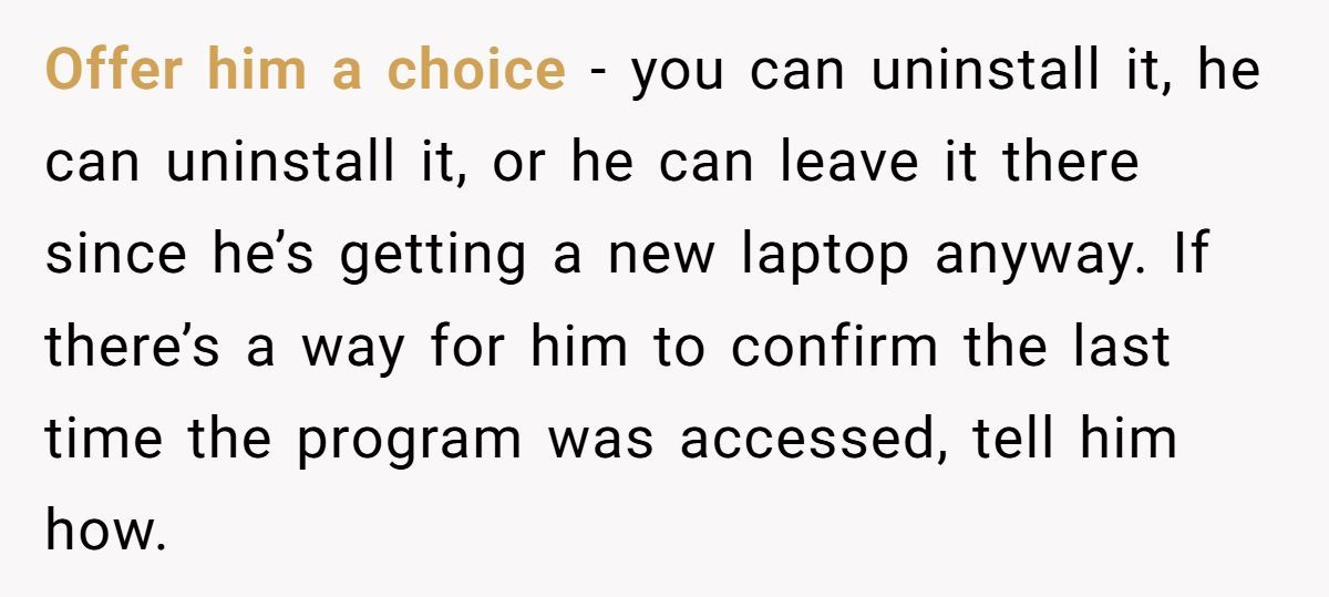 A Dad Confessed He Monitored His Son’s Laptop With a Keylogger - Now He’s Wondering If He Was Wrong Generated by Aubtu.biz