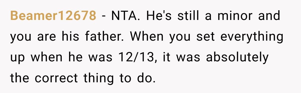 A Dad Confessed He Monitored His Son’s Laptop With a Keylogger - Now He’s Wondering If He Was Wrong Generated by Aubtu.biz