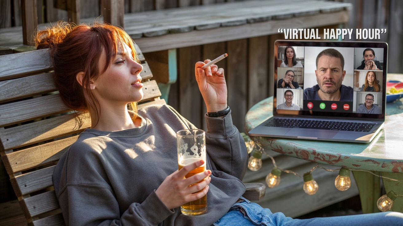 When A Virtual Happy Hour Turns Into A Smoking Hot Debate