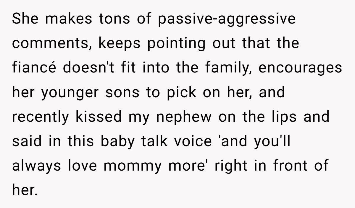 Family Feud: Redditor Calls Out SIL’s Hypocrisy Over Mom’s Invite Generated by Aubtu.biz