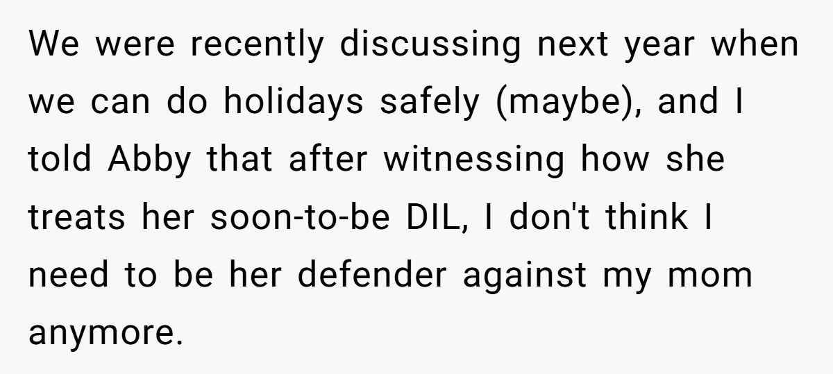 Family Feud: Redditor Calls Out SIL’s Hypocrisy Over Mom’s Invite Generated by Aubtu.biz