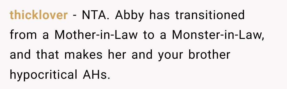 Family Feud: Redditor Calls Out SIL’s Hypocrisy Over Mom’s Invite Generated by Aubtu.biz