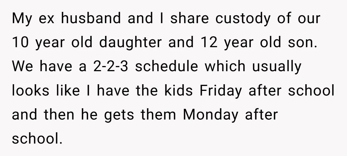 A Mother Keeps Her Weekends Child-Free, Leaving Her Kids’ Wishes Ignored and Family Appalled Generated by Aubtu.biz