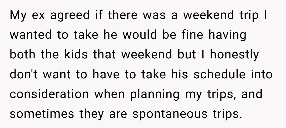 A Mother Keeps Her Weekends Child-Free, Leaving Her Kids’ Wishes Ignored and Family Appalled Generated by Aubtu.biz