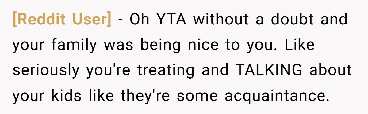 A Mother Keeps Her Weekends Child-Free, Leaving Her Kids’ Wishes Ignored and Family Appalled Generated by Aubtu.biz