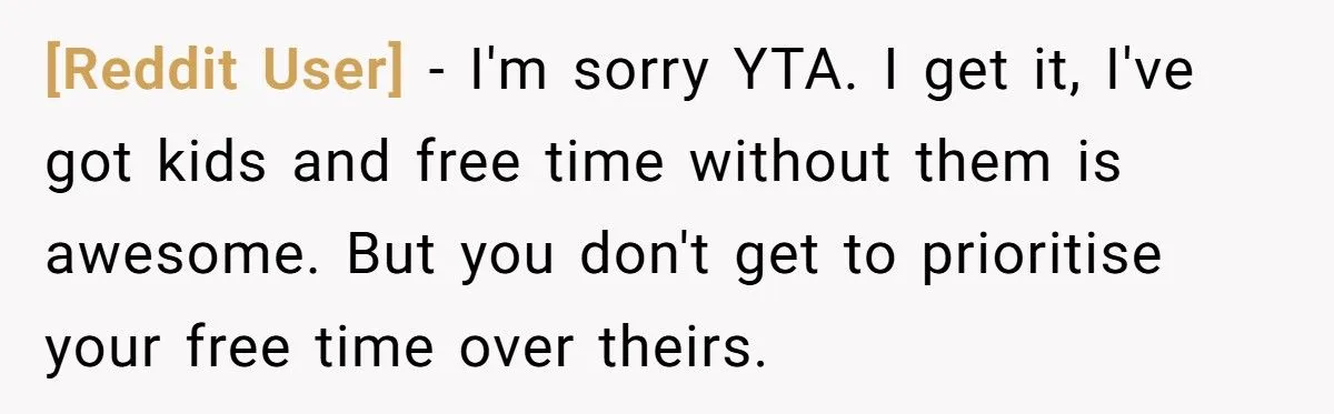 A Mother Keeps Her Weekends Child-Free, Leaving Her Kids’ Wishes Ignored and Family Appalled Generated by Aubtu.biz