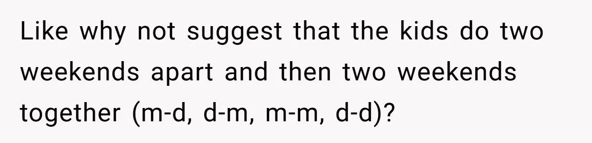 A Mother Keeps Her Weekends Child-Free, Leaving Her Kids’ Wishes Ignored and Family Appalled Generated by Aubtu.biz