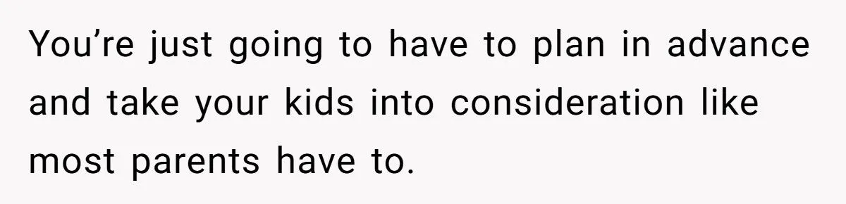 A Mother Keeps Her Weekends Child-Free, Leaving Her Kids’ Wishes Ignored and Family Appalled Generated by Aubtu.biz