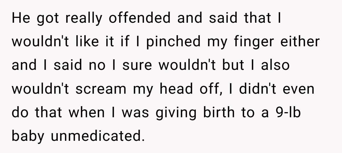 Sick Wife Loses Patience as Husband Overplays Minor Pain Generated by Aubtu.biz