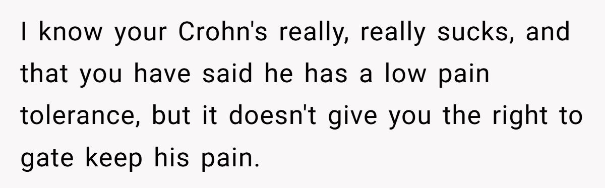 Sick Wife Loses Patience as Husband Overplays Minor Pain Generated by Aubtu.biz