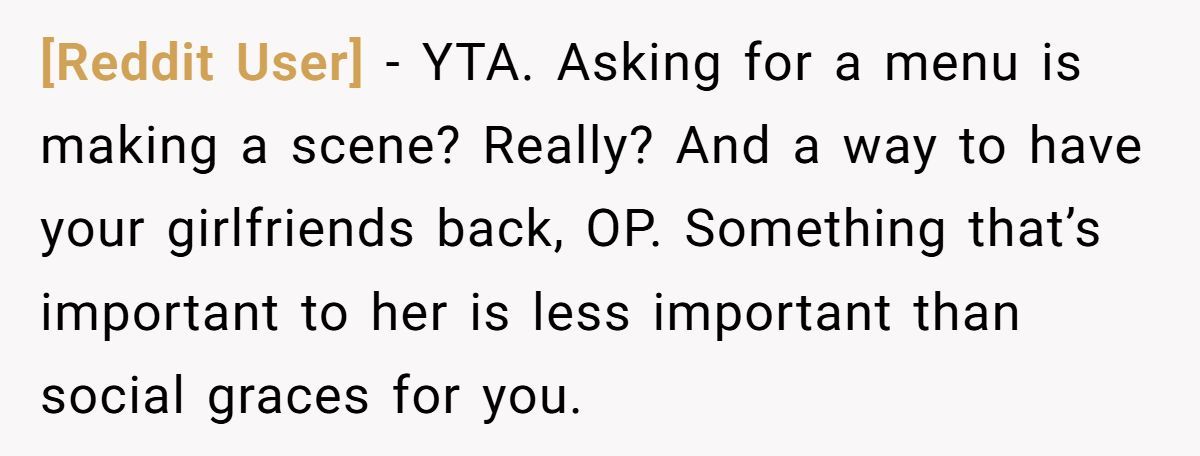 Menu Misstep: Redditor Faces Girlfriend’s Fury Over French Restaurant Tradition Generated by Aubtu.biz