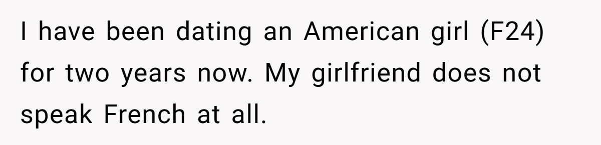 Menu Misstep: Redditor Faces Girlfriend’s Fury Over French Restaurant Tradition Generated by Aubtu.biz