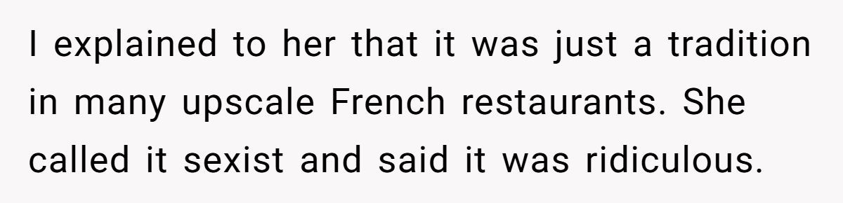 Menu Misstep: Redditor Faces Girlfriend’s Fury Over French Restaurant Tradition Generated by Aubtu.biz