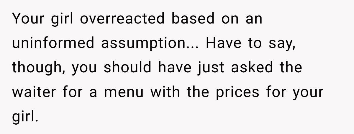 Menu Misstep: Redditor Faces Girlfriend’s Fury Over French Restaurant Tradition Generated by Aubtu.biz