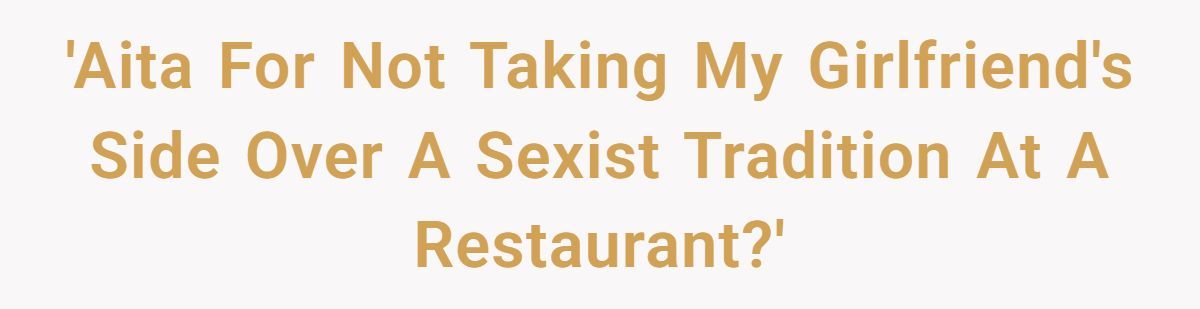 Menu Misstep: Redditor Faces Girlfriend’s Fury Over French Restaurant Tradition Generated by Aubtu.biz