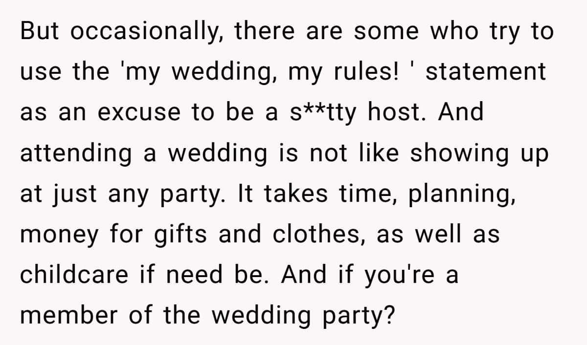 Sister Shocked When Bride Won’t Add Even One Vegan Option to Wedding Menu