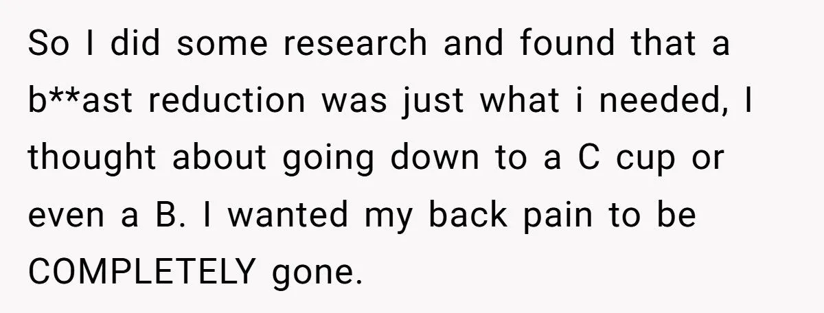 Her Health vs. His Ego: She Chose a Bast Reduction Over Her Boyfriend Generated by Aubtu.biz