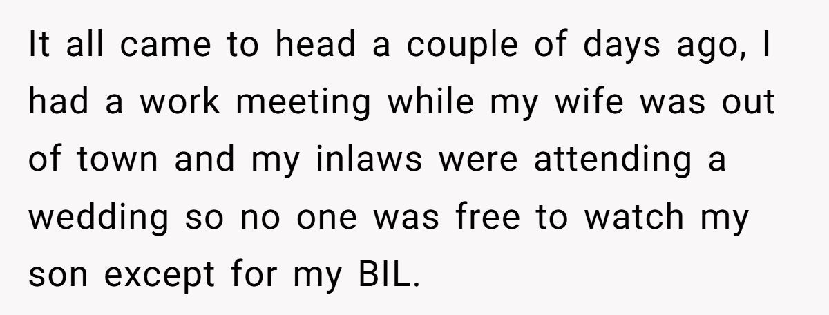 A Man Shamed His Child-Free BIL for Refusing to Watch His Son - Now the Family Wants an Apology Generated by Aubtu.biz