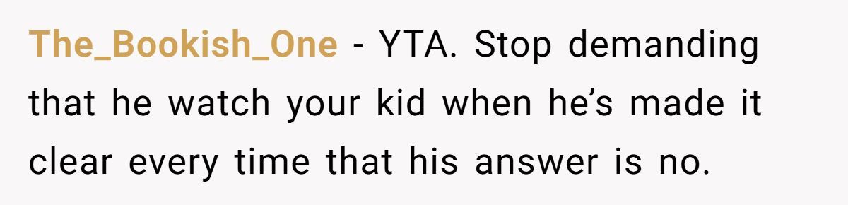 A Man Shamed His Child-Free BIL for Refusing to Watch His Son - Now the Family Wants an Apology Generated by Aubtu.biz