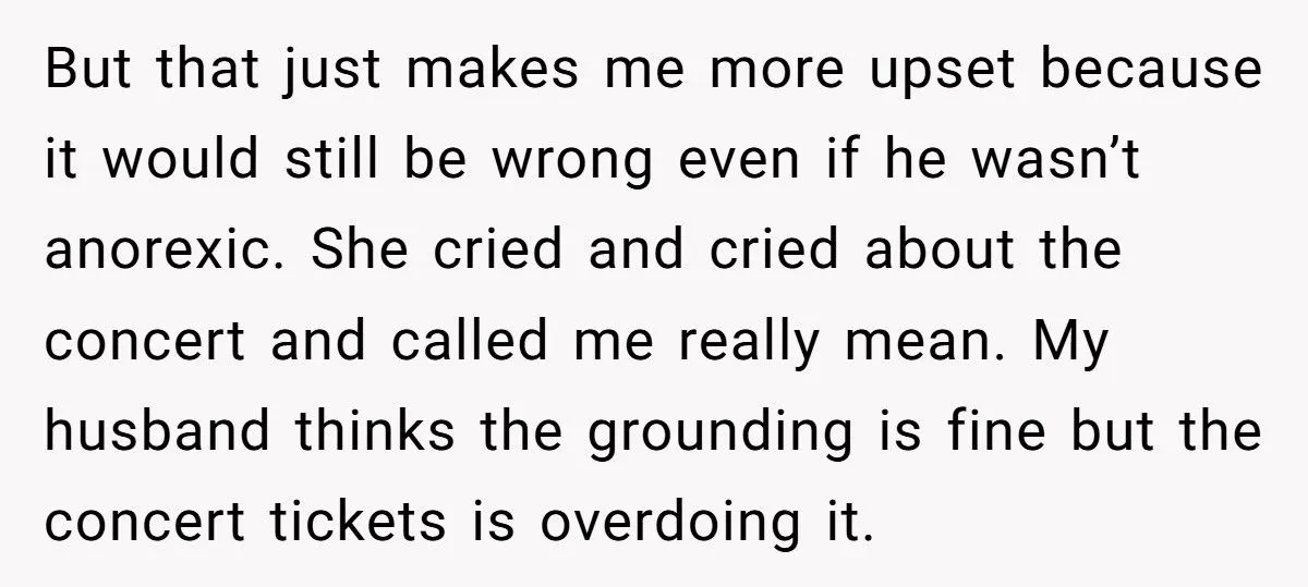 Mom Refuses to Buy Concert Tickets After Teen Daughter Bullies Teacher About Her Son’s Illnes