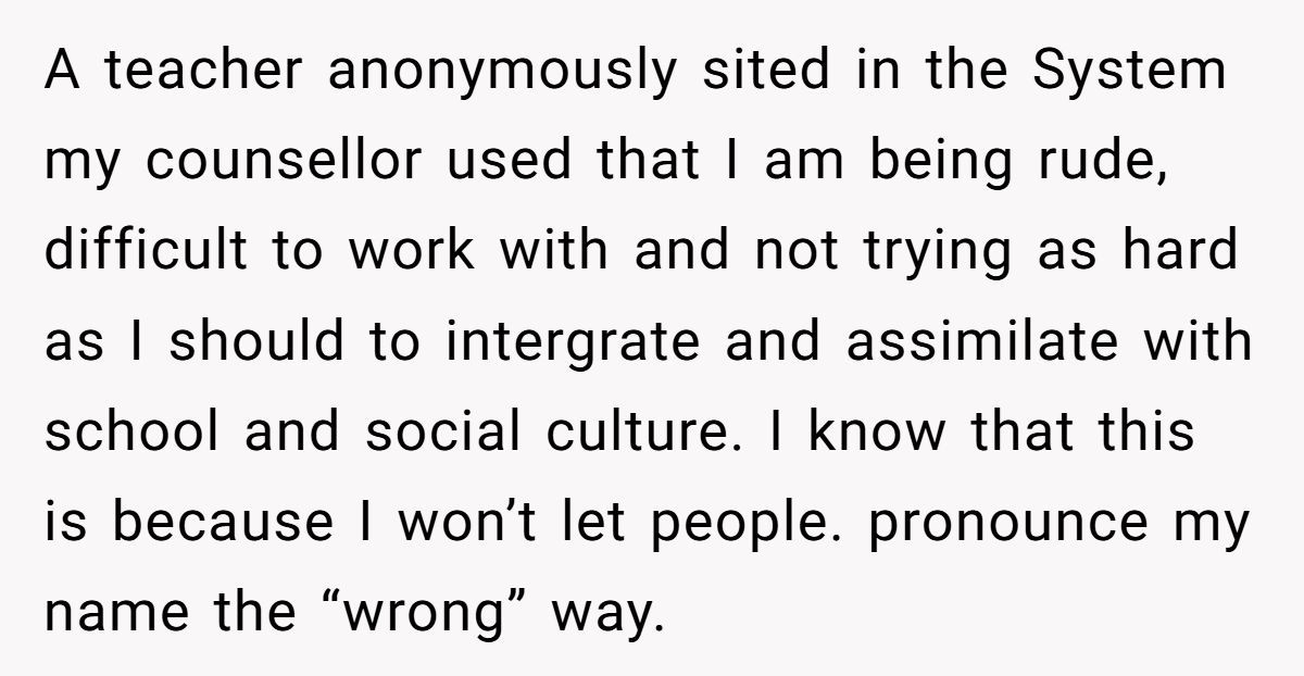 Teen Immigrant Faces Backlash at School for Refusing to Let Teachers Mispronounce Her Name Generated by Aubtu.biz
