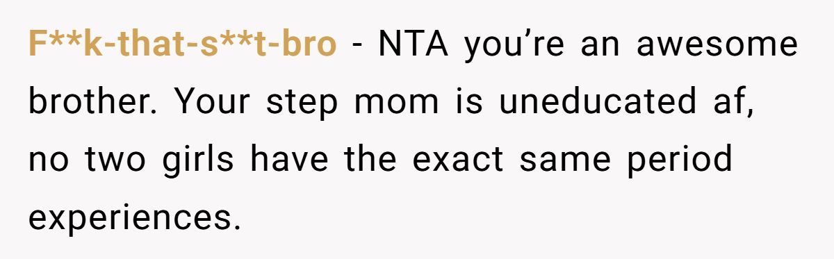 A Teen’s Epic Stand: Defending His Sister’s Period Pain Against a Stepmom’s Shade! Generated by Aubtu.biz