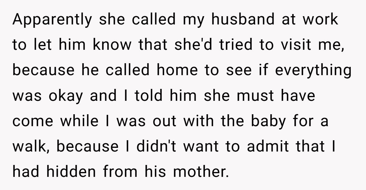 She Didn’t Answer the Door When MIL Came Without Calling - Family Drama Ensues Generated by Aubtu.biz