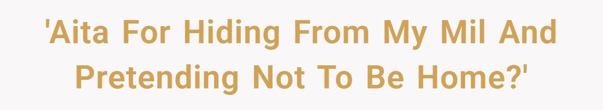 She Didn’t Answer the Door When MIL Came Without Calling - Family Drama Ensues Generated by Aubtu.biz