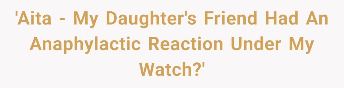 Man Saves Child From Allergic Reaction - But Mom Accuses Him of Causing It Generated by Aubtu.biz