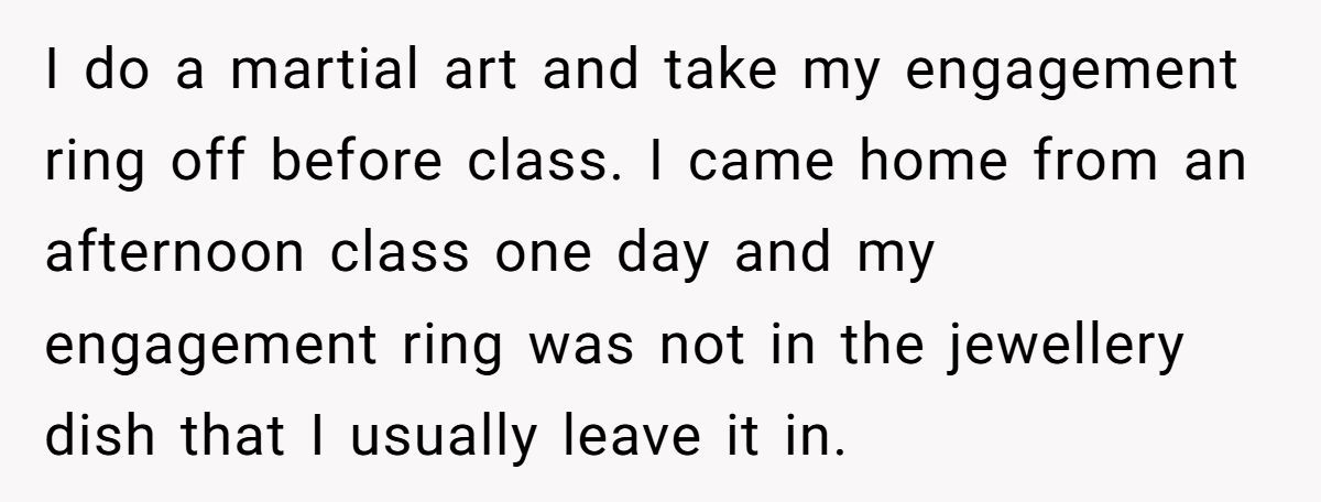 Woman Told Her Future MIL That Her Engagement Ring Was Cursed After She Stole It Generated by Aubtu.biz