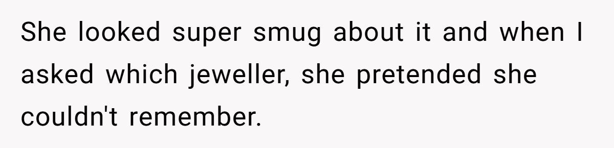 Woman Told Her Future MIL That Her Engagement Ring Was Cursed After She Stole It Generated by Aubtu.biz