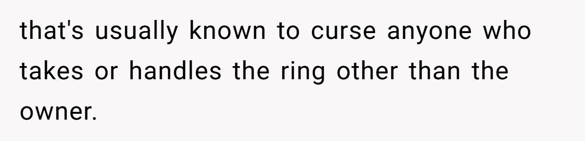 Woman Told Her Future MIL That Her Engagement Ring Was Cursed After She Stole It Generated by Aubtu.biz