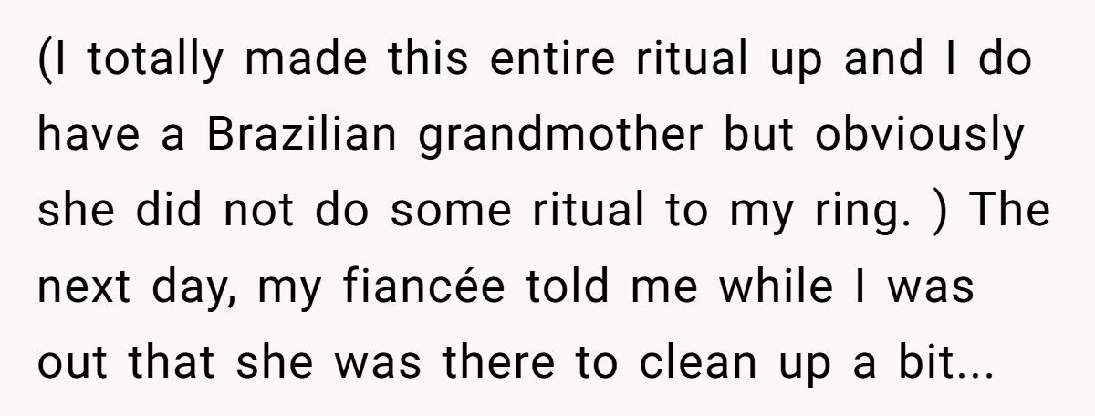 Woman Told Her Future MIL That Her Engagement Ring Was Cursed After She Stole It Generated by Aubtu.biz