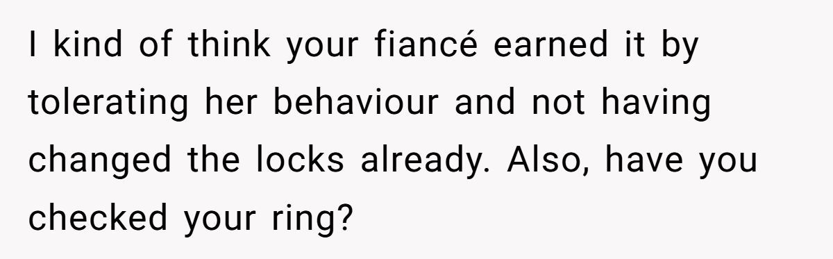 Woman Told Her Future MIL That Her Engagement Ring Was Cursed After She Stole It Generated by Aubtu.biz