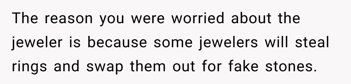 Woman Told Her Future MIL That Her Engagement Ring Was Cursed After She Stole It Generated by Aubtu.biz