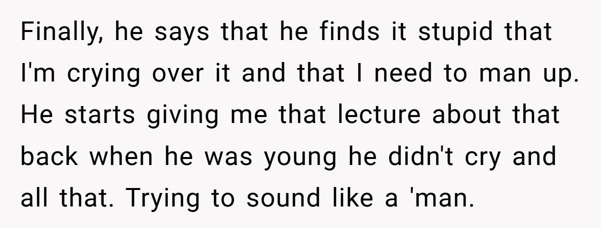 This Teen Refused to Speak to His Dad After Being Told “Real Men Don’t Cry”