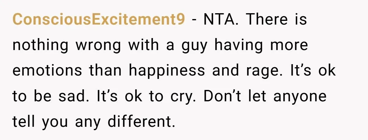 This Teen Refused to Speak to His Dad After Being Told “Real Men Don’t Cry”