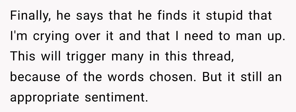 This Teen Refused to Speak to His Dad After Being Told “Real Men Don’t Cry”