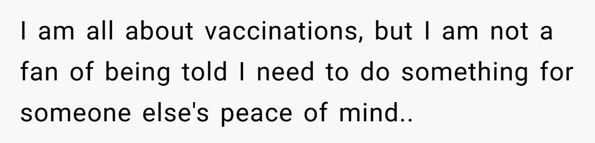 He Refused to Get a Flu Shot Before Meeting His Girlfriend’s Friends - She Called Him Selfish