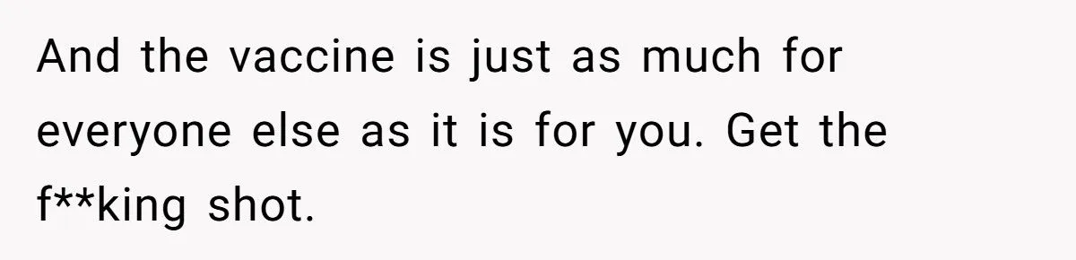 He Refused to Get a Flu Shot Before Meeting His Girlfriend’s Friends - She Called Him Selfish