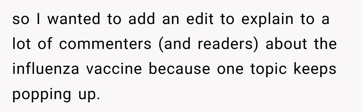 He Refused to Get a Flu Shot Before Meeting His Girlfriend’s Friends - She Called Him Selfish