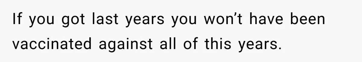 He Refused to Get a Flu Shot Before Meeting His Girlfriend’s Friends - She Called Him Selfish