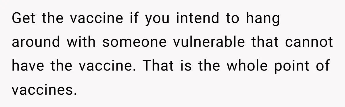 He Refused to Get a Flu Shot Before Meeting His Girlfriend’s Friends - She Called Him Selfish