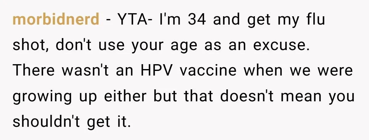 He Refused to Get a Flu Shot Before Meeting His Girlfriend’s Friends - She Called Him Selfish