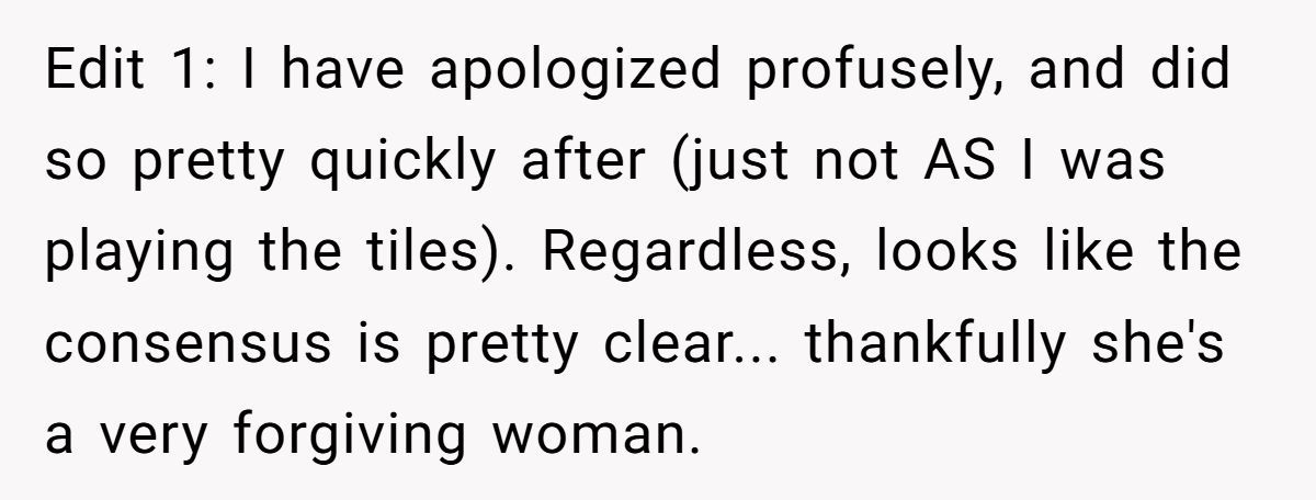 He Played “Miscarry” in Scrabble to Win Against His Wife—Right After Her Miscarriage, and Now She Won’t Speak to Him Generated by Aubtu.biz