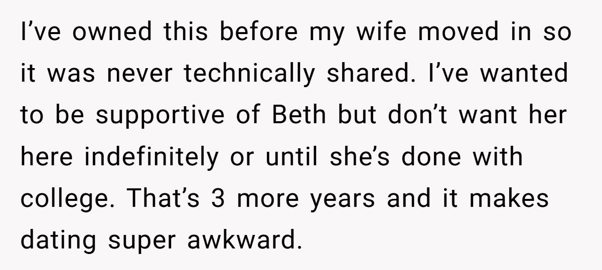 Man Asks Stepdaughter to Move Out So He Can Date Again - Too Soon or Totally Fair? Generated by Aubtu.biz