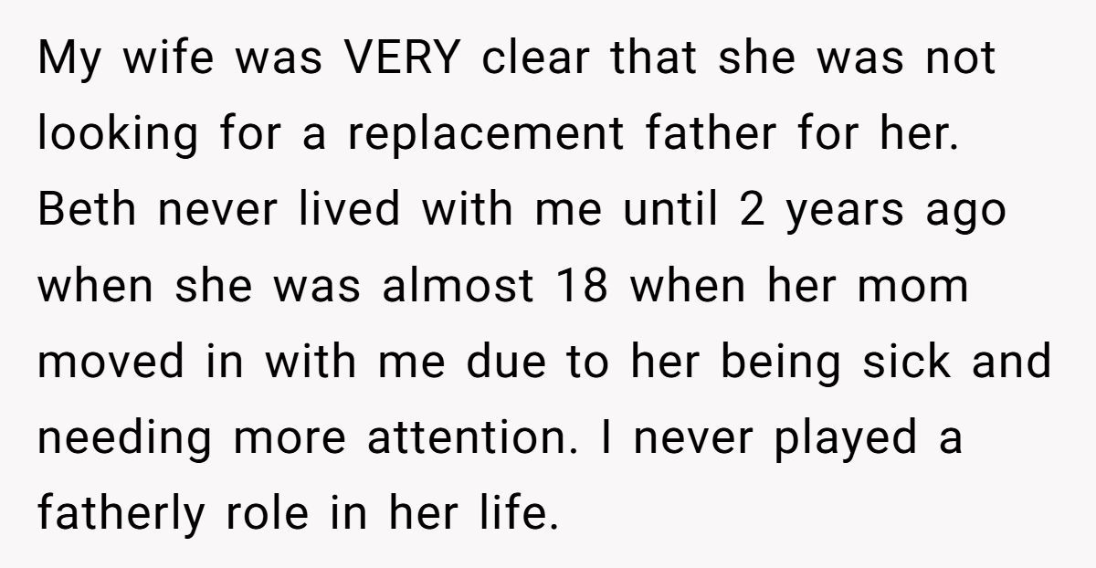 Man Asks Stepdaughter to Move Out So He Can Date Again - Too Soon or Totally Fair? Generated by Aubtu.biz