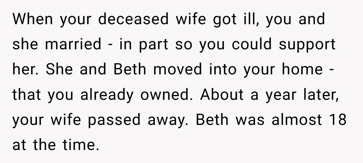 Man Asks Stepdaughter to Move Out So He Can Date Again - Too Soon or Totally Fair? Generated by Aubtu.biz
